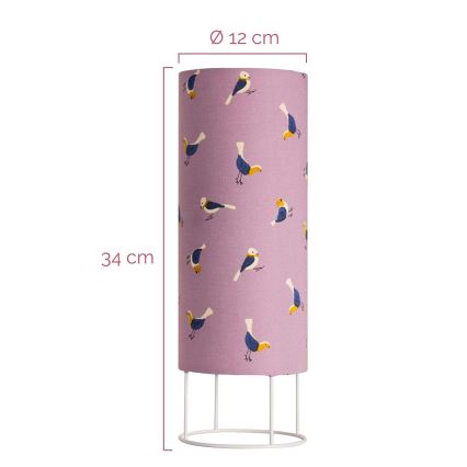 Paulmann 48044 - 1xE14/20W Дитяча настільна лампа CUTE BIRD 230V