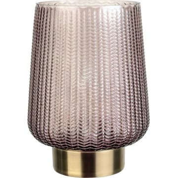 Paulmann 48137 - LED-1xE27/0,8W Настільна лампа GLAMOUR 3xAA/4,5V рожевий