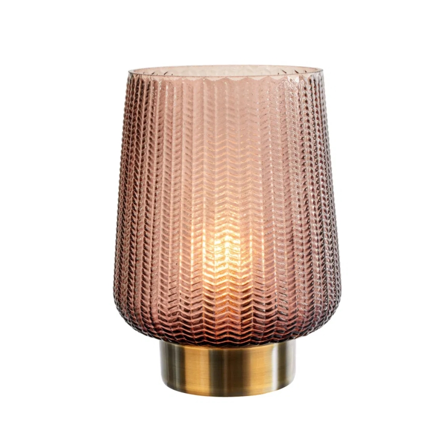 Paulmann 48137 - LED-1xE27/0,8W Настільна лампа GLAMOUR 3xAA/4,5V рожевий