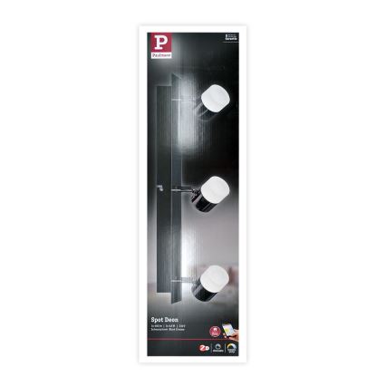 Paulmann 50099 - 3xLED/6,5W Точковий світильник з регулюванням яскравості SMART DEON 230V ZigBee