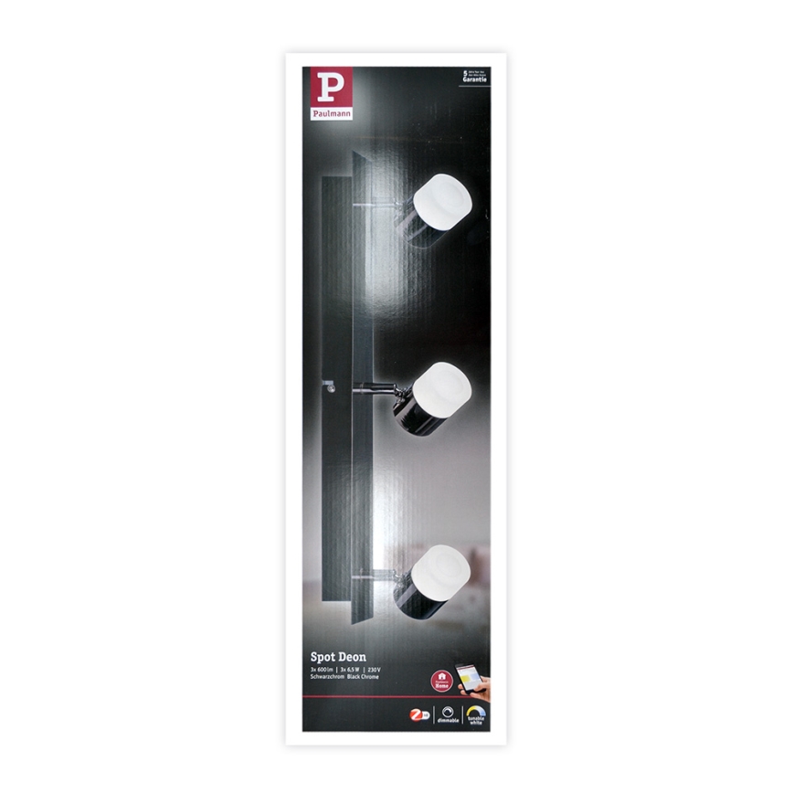 Paulmann 50099 - 3xLED/6,5W Точковий світильник з регулюванням яскравості SMART DEON 230V ZigBee