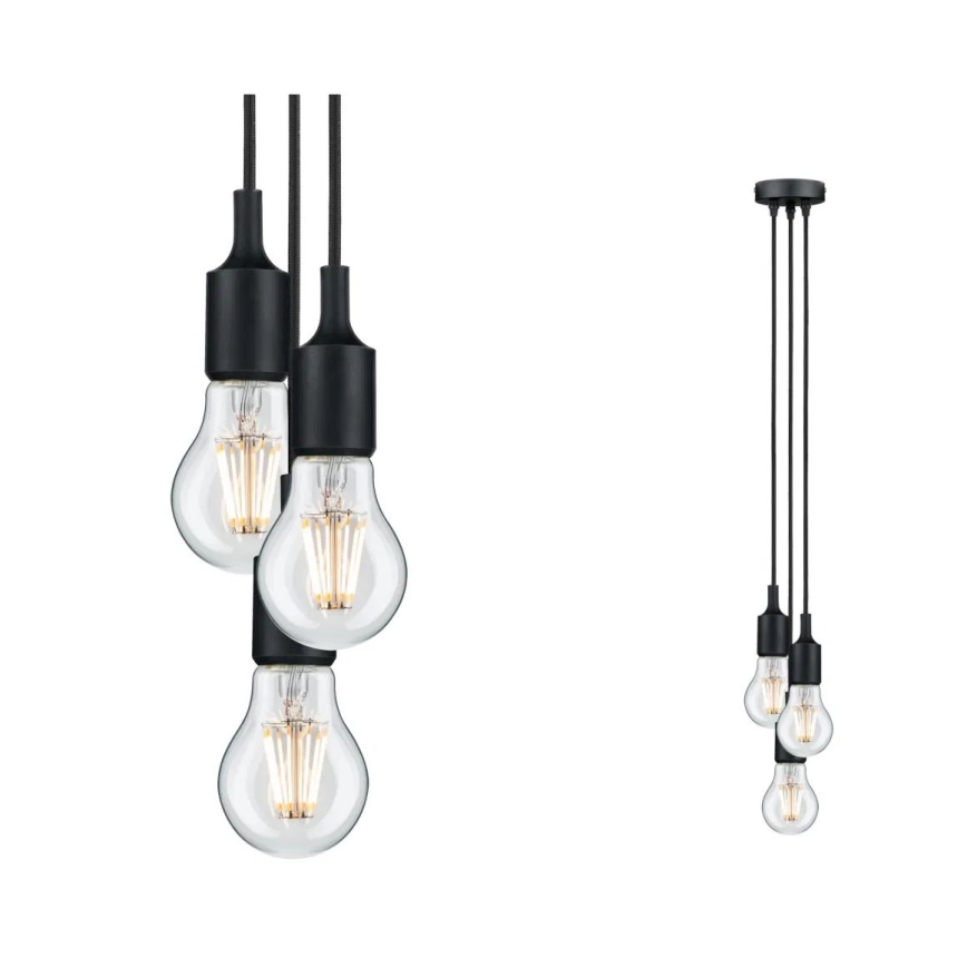 Paulmann 50382 - 3xE27/60W Кабель живлення KETIL 230V