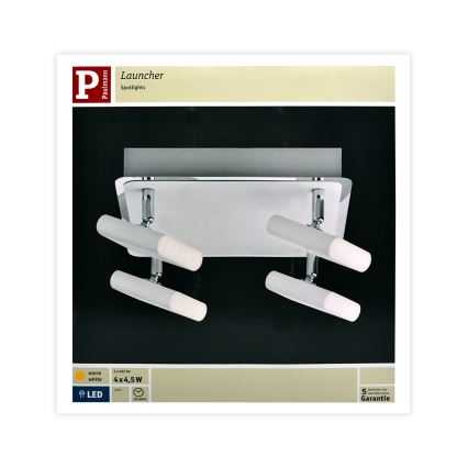 Paulmann 66637 - Прожектор LAUNCHER 230V 4xLED/4,5W