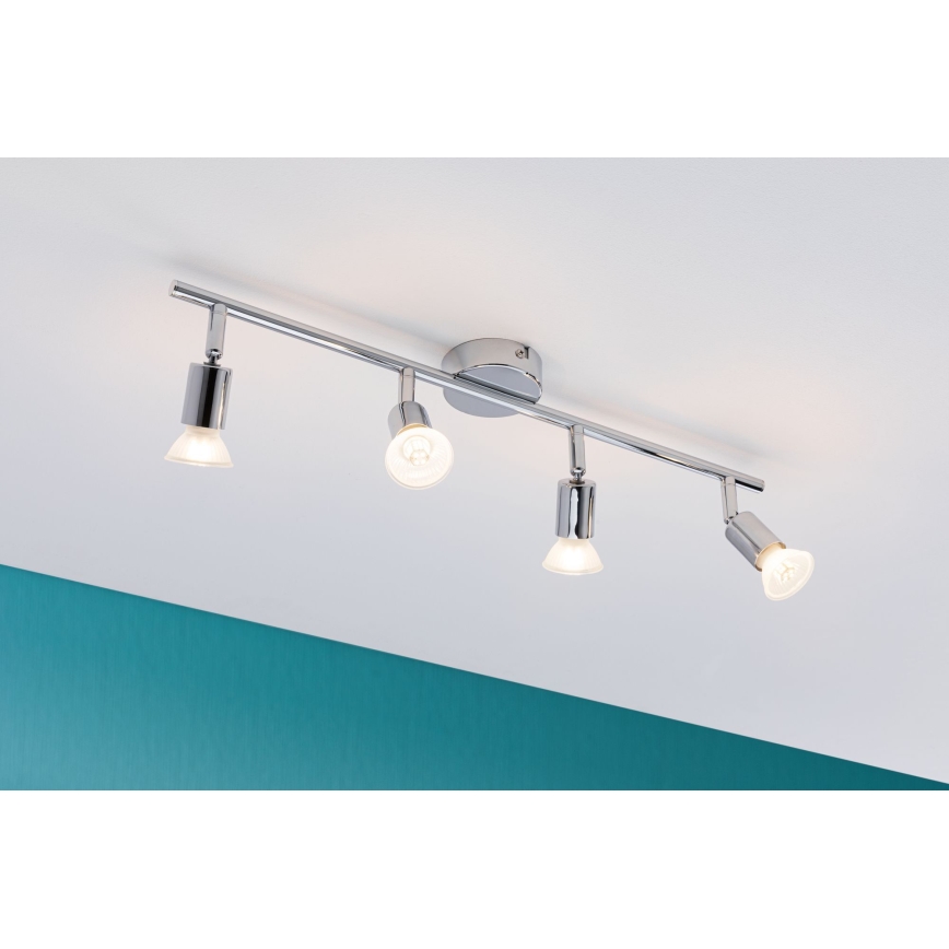 Paulmann 66753 - 4xGU10/10W IP44 Точковий світильник для ванної кімнати CAROLINA 230V