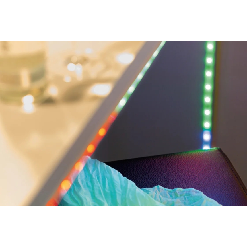 Paulmann 70480 - LED RGBW/16,5W Стрічка з регулюванням яскравості DIGITAL 5 м 230V + пульт дистанційного керування