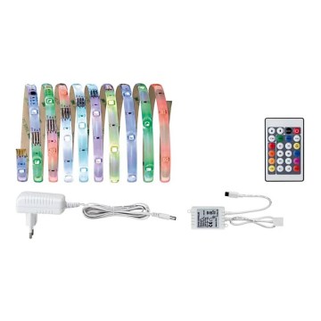 Paulmann 70481 - LED RGBW/9,6W Стрічка з регулюванням яскравості DIGITAL 3 м 230V + пульт дистанційного керування