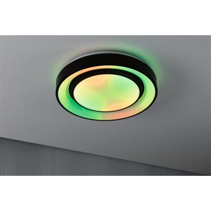 Paulmann 70544 - LED RGBW/22W Потолочный светильник с регулированием яркости RAINBOW 230V 3000-6500K + дистанционное управление