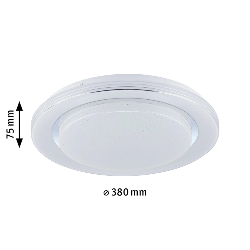 Paulmann 70546 - Светодиодный RGBW/22W Потолочный светильник с регулированием яркости RAINBOW 230V 3000-6500K + дистанционное управление