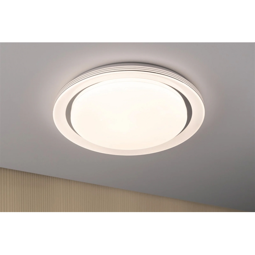 Paulmann 70547 - Светодиодный RGBW/38,5W Потолочный светильник с регулированием яркости RAINBOW 230V 3000-6500K + дистанционное управление