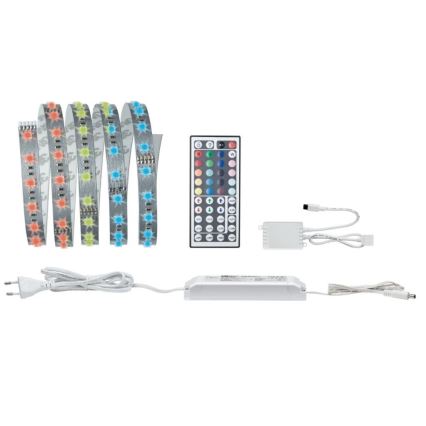 Paulmann 70587 - RGB LED-лента MAXLED 20 Вт, диммируемая, 1,5 м, 230 В + пульт дистанционного управления