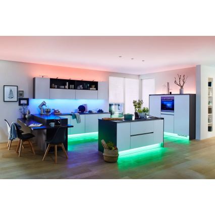 Paulmann 70627 - LED RGB/18W IP44 Стрічка для ванної кімнати з регулюванням яскравості MAXLED 1,5 м 230V + пульт дистанційного керування