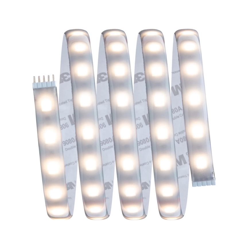 Paulmann 70627 - Диммируемая светодиодная RGB-полоса для ванной MAXLED, 18 Вт, IP44, 1,5 м, 230 В, с пультом ДУ