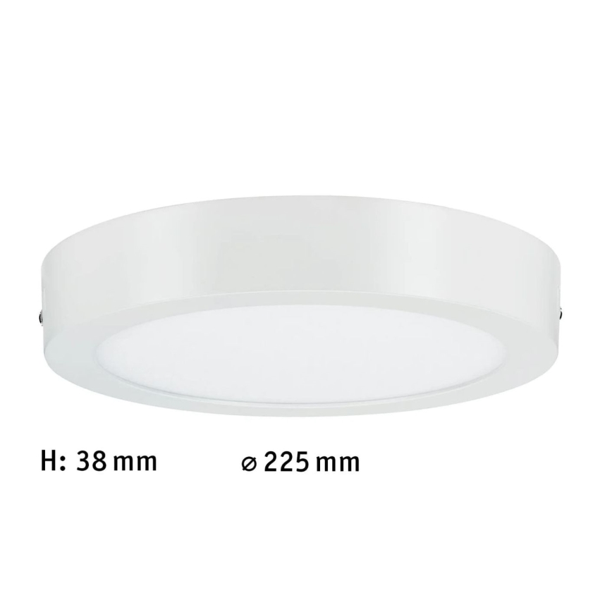 Paulmann 70642 - LED/12,5W Стельовий світильник LUNAR 230V діаметр 22,5 см білий
