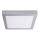 Paulmann 70650 - LED/17W Стельовий світильник LUNAR 230V 30x30 см матовий хром