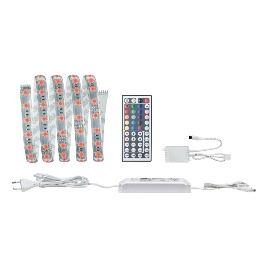 Paulmann 70674 - LED RGB/22W Лента с регулированием яркости MAXLED 1,5 м 230V + дистанционное управление