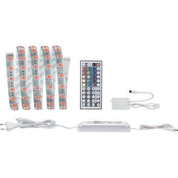 Paulmann 70674 - LED RGB/22W Стрічка з регулюванням яскравості MAXLED 1,5 м 230V + пульт дистанційного керування