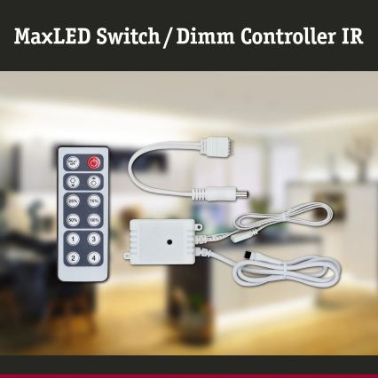 Paulmann 70683 - Диммер для светодиодных лент MAXLED 24V с пультом дистанционного управления
