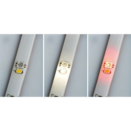 Paulmann 70696 - Світлодіодна RGBW/8W стрічка з регулюванням яскравості DIGITAL 3м 230V + дистанційне керування
