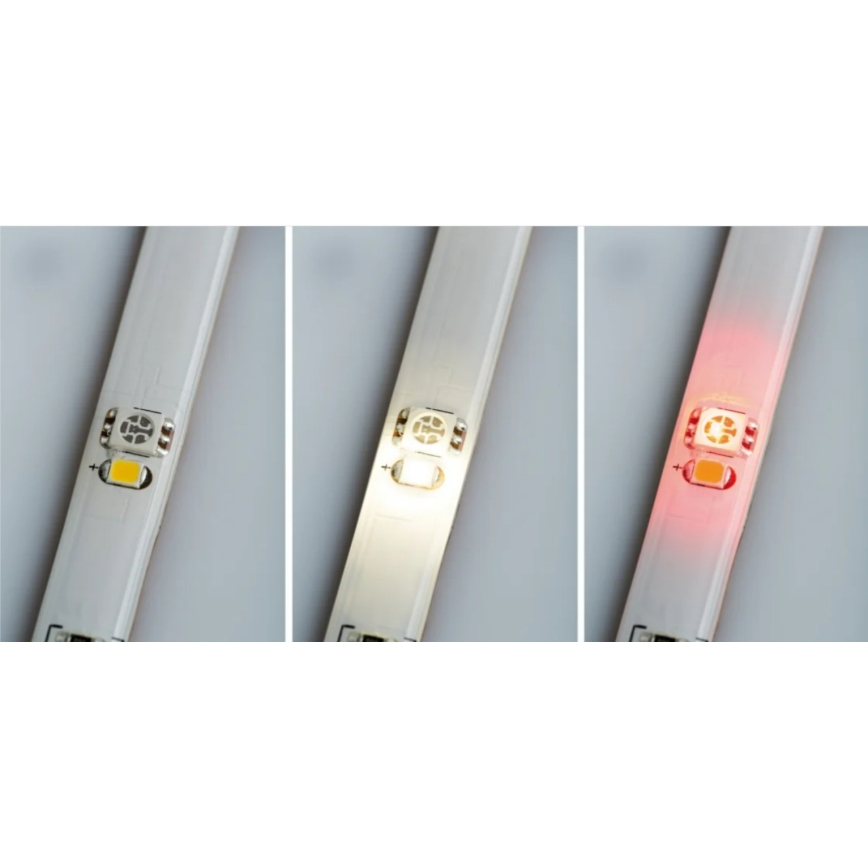 Paulmann 70696 - Світлодіодна RGBW/8W стрічка з регулюванням яскравості DIGITAL 3м 230V + дистанційне керування
