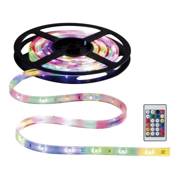 Paulmann 70698 - Светодиодная RGB/6,4W IP67 Уличная лента с регулированием яркости WATERLED 3m 230V + дистанционное управление