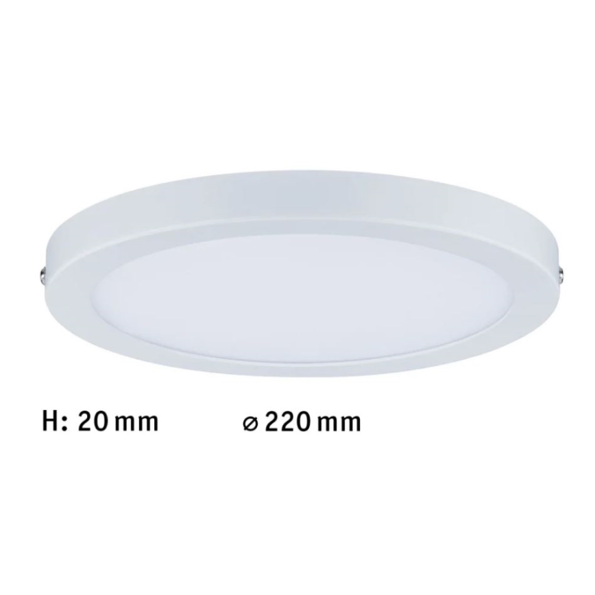 Paulmann 70868 - LED/18,5W Панель з регулюванням яскравості ATRIA 230V 2700K діаметр 22 см білий