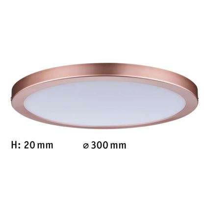 Paulmann 70872 - LED/22W Панель з регулюванням яскравості ATRIA 230V 2700K діаметр 30 см рожеве золото