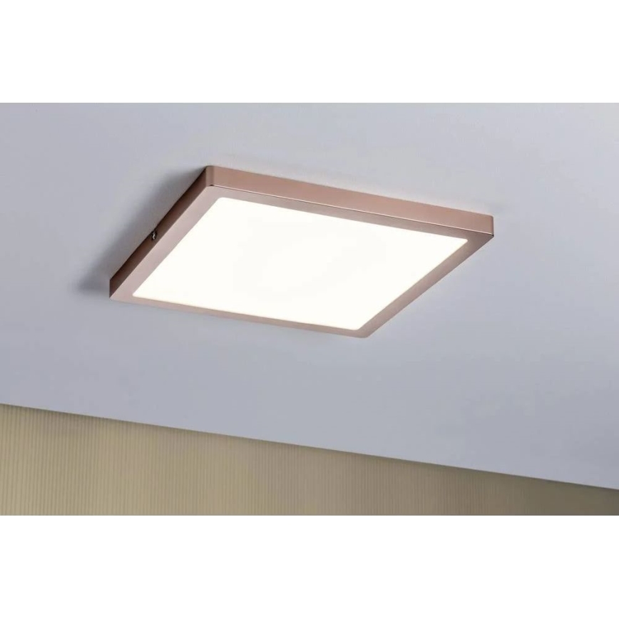 Paulmann 70873 - LED/24W Панель з регулюванням яскравості ATRIA 230V 2700K 30x30 см рожеве золото