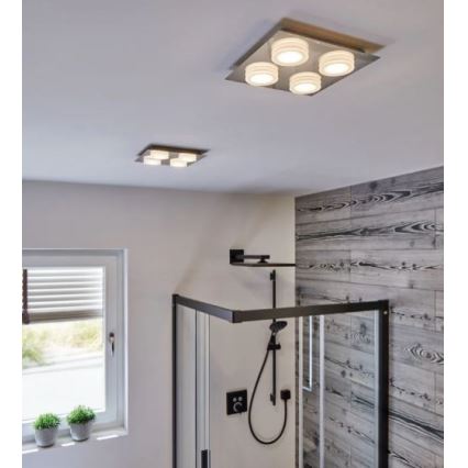 Paulmann 70875 - Потолочный светильник для ванной комнаты DORADUS 230V 4xLED/5W IP23