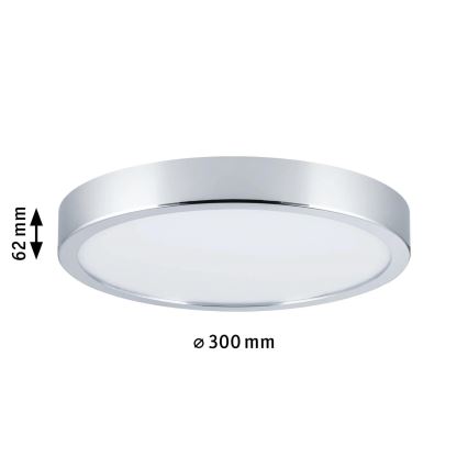 Paulmann 70882 - LED/22,5W IP44 Потолочный светильник для ванной комнаты с регулированием яркости AVIAR 230V
