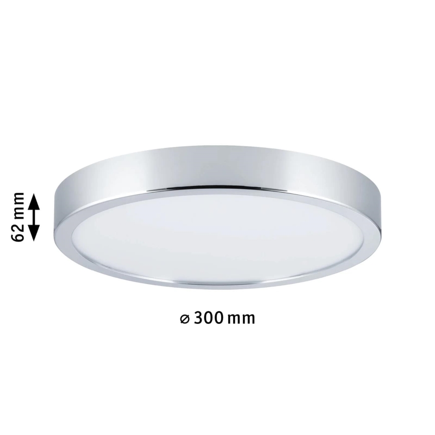 Paulmann 70882 - LED/22,5W IP44 Потолочный светильник для ванной комнаты с регулированием яркости AVIAR 230V
