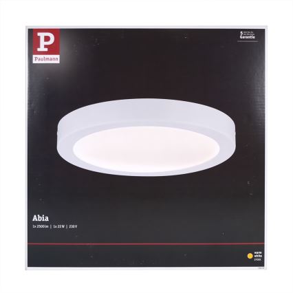 Paulmann 70899 - LED/22W Стельовий світильник ABIA 230V