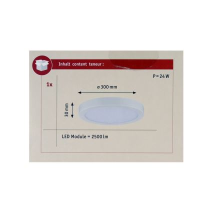 Paulmann 70899 - LED/22W Стельовий світильник ABIA 230V