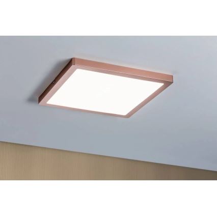 Paulmann 70941 - LED/20W Припотолочная панель ATRIA 230V 4000K 30x30 см розовое золото