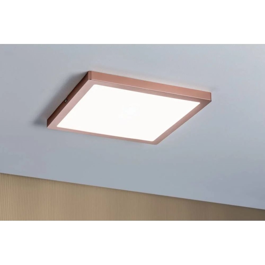 Paulmann 70941 - LED/20W Припотолочная панель ATRIA 230V 4000K 30x30 см розовое золото