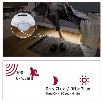 Paulmann 70955 - LED/3W Лента с датчиком 1 м YOURLED 230V