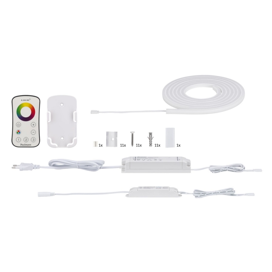 Paulmann 70966 - LED-RGB/27W IP67 Уличная лента с регулированием яркости FLOW 3 м 230/24V