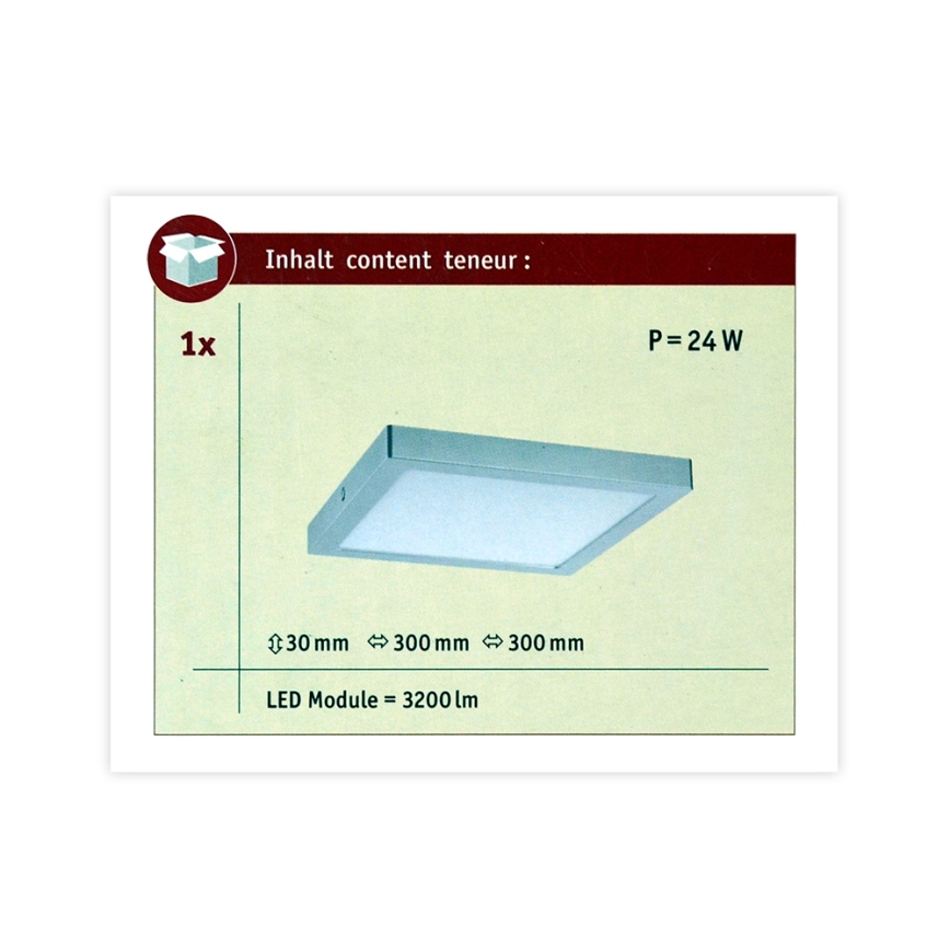 Paulmann 70982 - Потолочный светильник ABIA 230V LED/22W