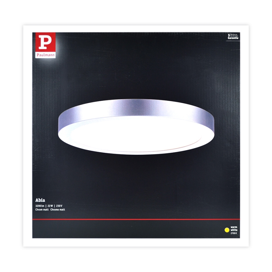 Paulmann 70983 - LED/22W Стельовий світильник ABIA 230V