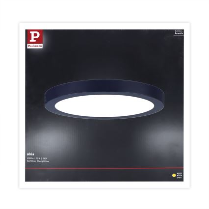 Paulmann 70986  - Потолочный светильник ABIA LED/22W 230V темно-синий