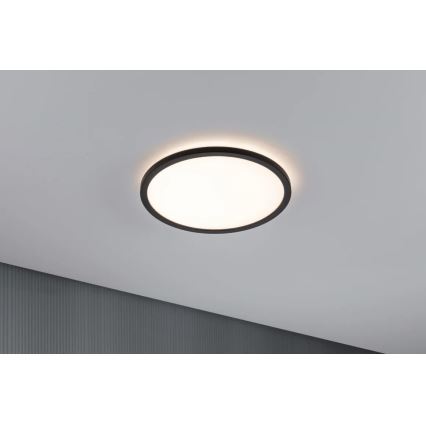 Paulmann 70998 - LED/16W Припотолочная панель ATRIA 230V 3000K диаметр 29,3 см черный
