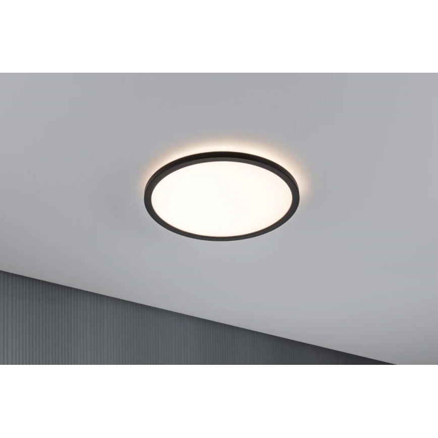 Paulmann 70998 - LED/16W Припотолочная панель ATRIA 230V 3000K диаметр 29,3 см черный