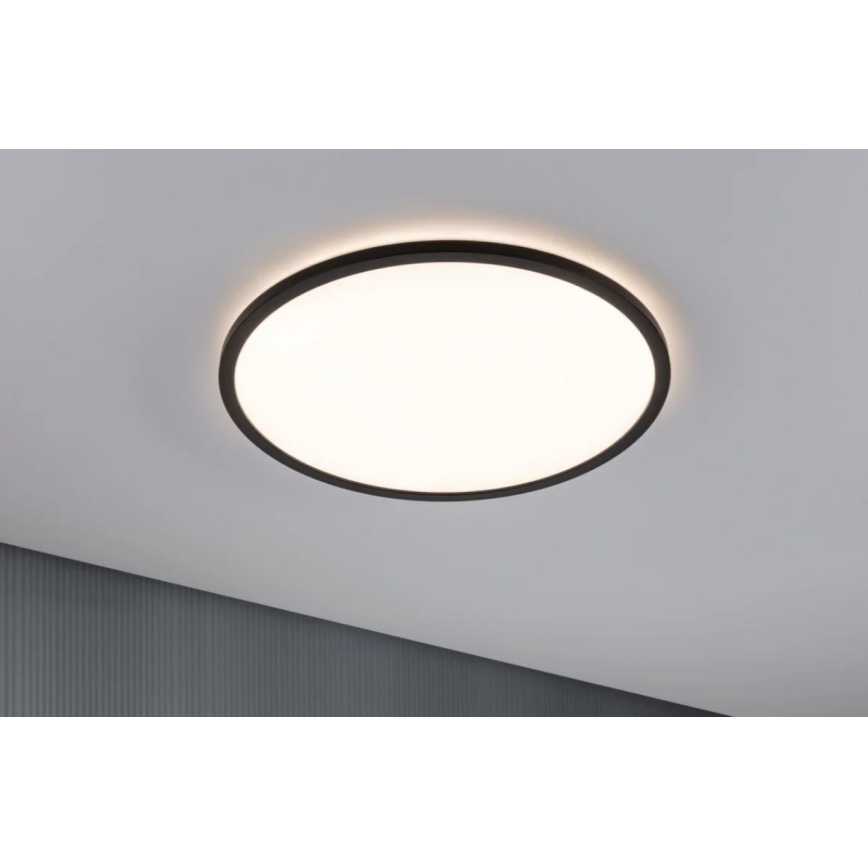 Paulmann 70999 - LED/22W Панель з регулюванням яскравості ATRIA 230V 3000K діаметр 42 см чорний