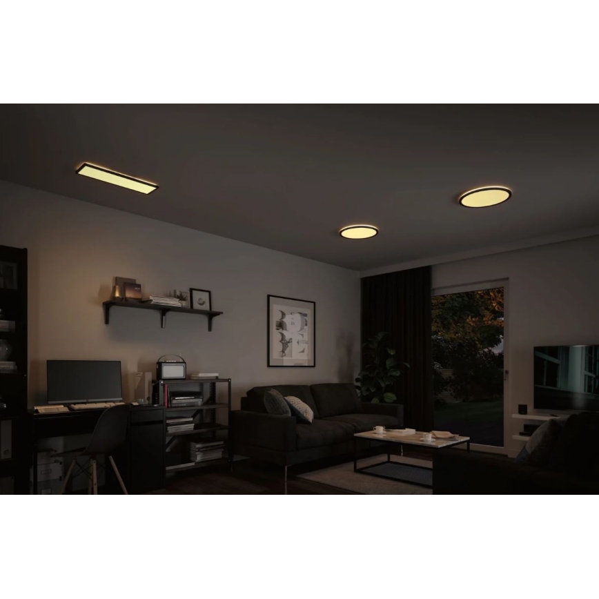 Paulmann 70999 - LED/22W Панель з регулюванням яскравості ATRIA 230V 3000K діаметр 42 см чорний