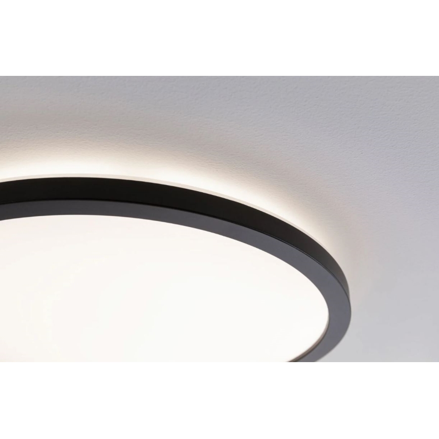 Paulmann 70999 - LED/22W Панель з регулюванням яскравості ATRIA 230V 3000K діаметр 42 см чорний