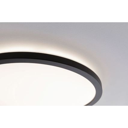 Paulmann 70999 - LED/22W Панель з регулюванням яскравості ATRIA 230V 3000K діаметр 42 см чорний