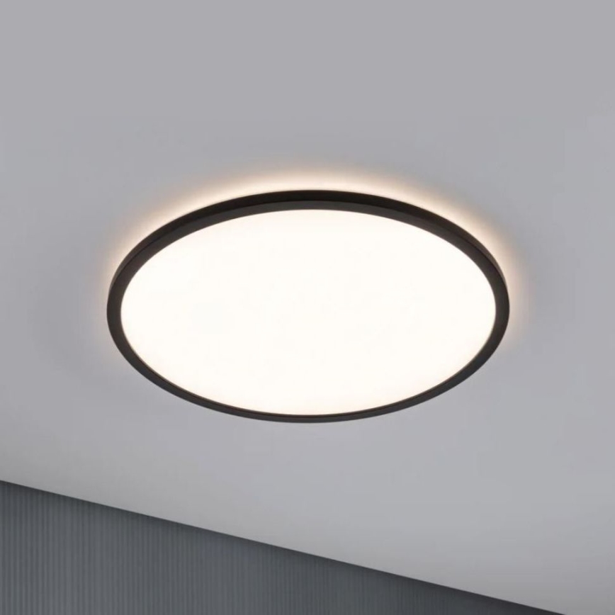 Paulmann 70999 - LED/22W Панель з регулюванням яскравості ATRIA 230V 3000K діаметр 42 см чорний
