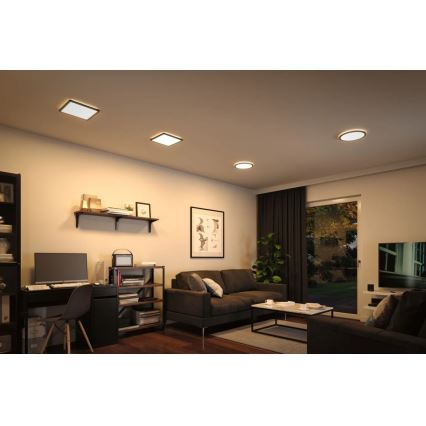 Paulmann 71000 - LED/11,2W Пристельова панель ATRIA 230V 3000K 19x19 см чорний