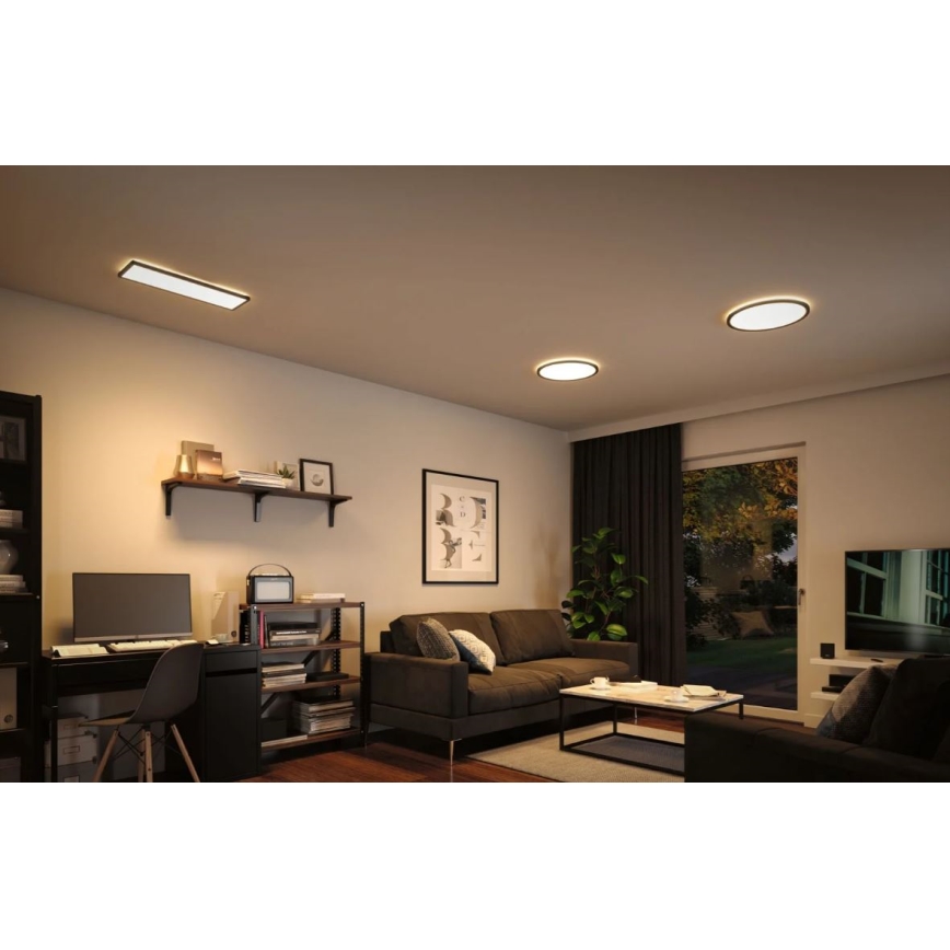 Paulmann 71002 - LED/22W Панель з регулюванням яскравості ATRIA 230V 3000K 42x42 см чорний