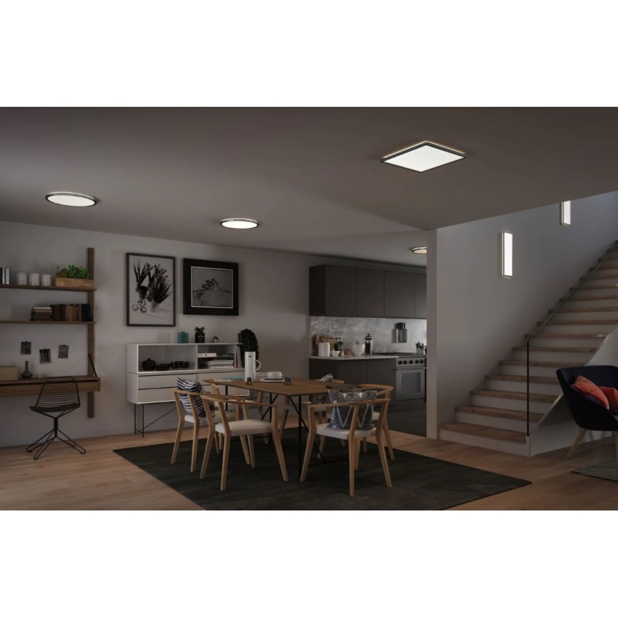 Paulmann 71009 - Світлодіодна панель ATRIA 22 Вт з димером 230В 4000К 42x42 см матовий хром