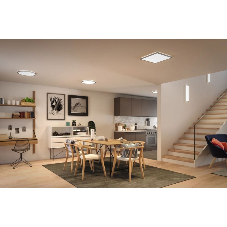 Paulmann 71009 - LED/22W Панель с регулированием яркости ATRIA 230V 4000K 42x42 см матовый хром